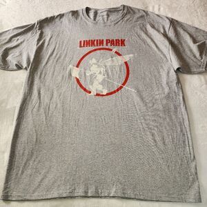 Linkin Park Gray Tshirt With Graphics Size 2XL New